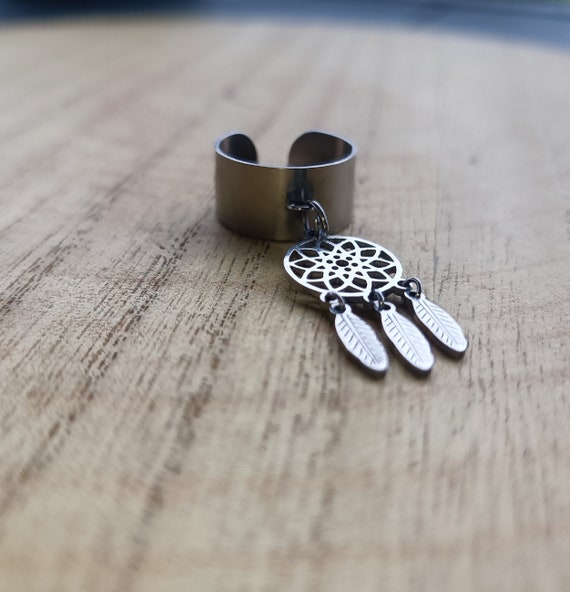 Buy Stainless Steel Dream Catcher Ring Online in India Etsy
