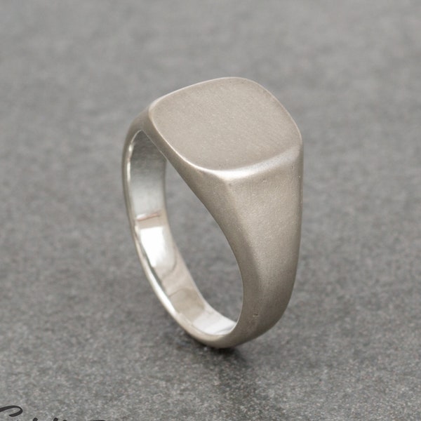 Chevalière classique - chevalières pour hommes - alliance - bague vintage - bague en argent sterling - cadeau petit ami - bague Unique - auriculaire