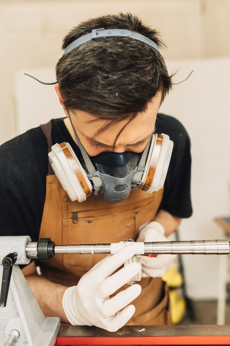 Pierścionek z drewna Recycled Skateboard Ring Brązowy Drewniana obrączka Prezent Zaręczyny zdjęcie 7