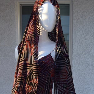 Cosmic Goddess Boho Dress W/ Scarf