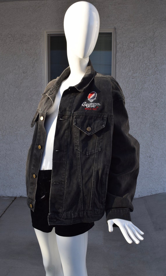 1990s Grateful Dead Denim Jacket - image 4