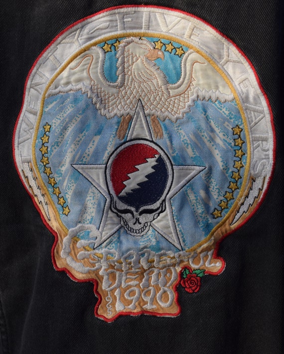 1990s Grateful Dead Denim Jacket - image 7