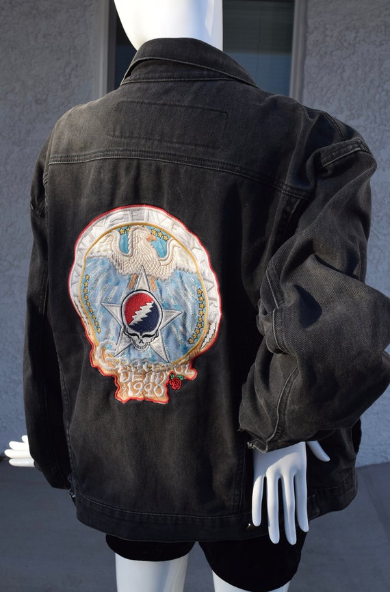 1990s Grateful Dead Denim Jacket - image 3
