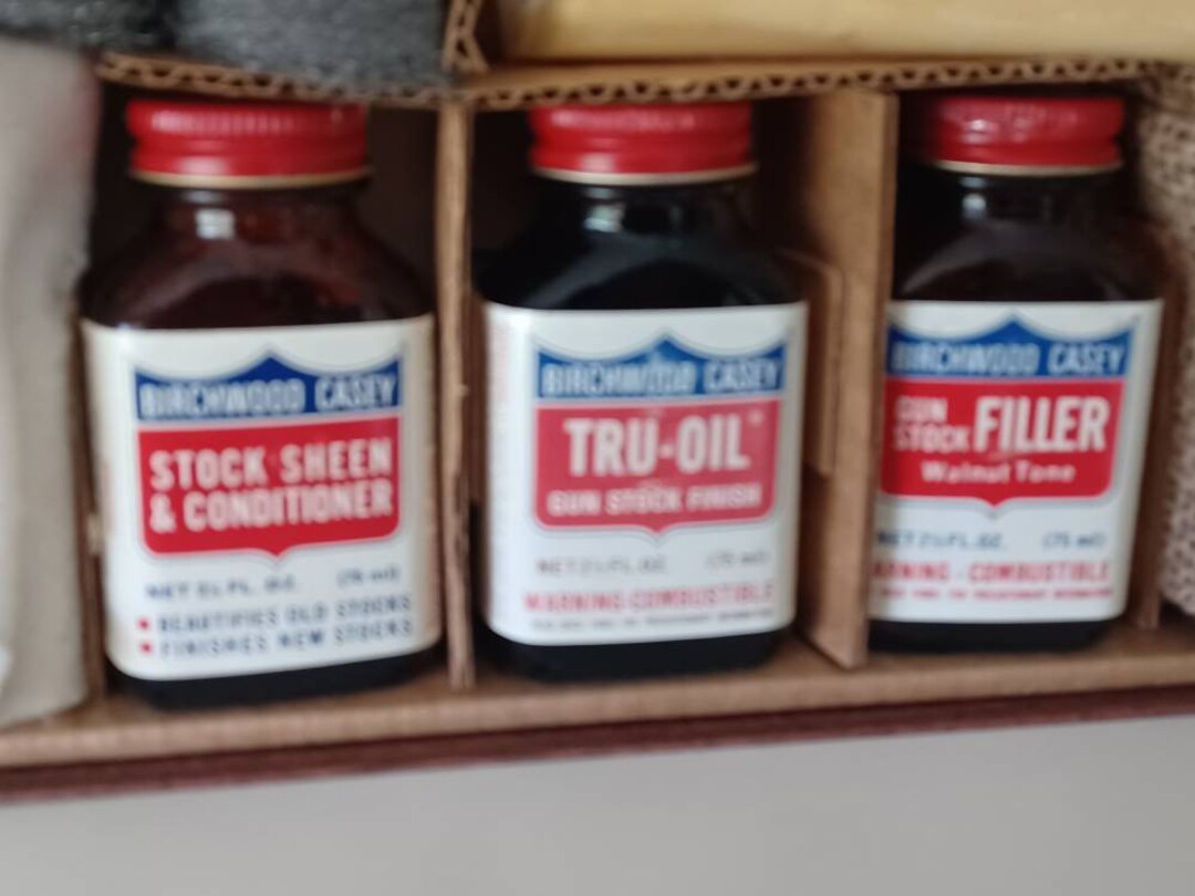 Vintage Gun Stock Refinishing Kit Complete Etsy