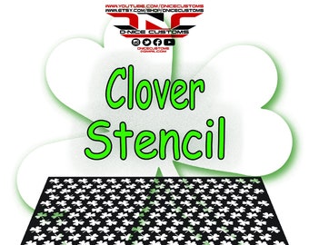 Clover Pattern Stencil