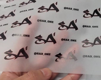 Custom Tissue Paper Roll (print your logo or text)
