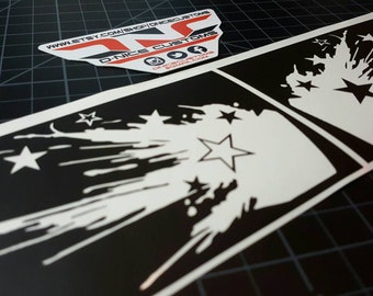 Star Splash Stencil