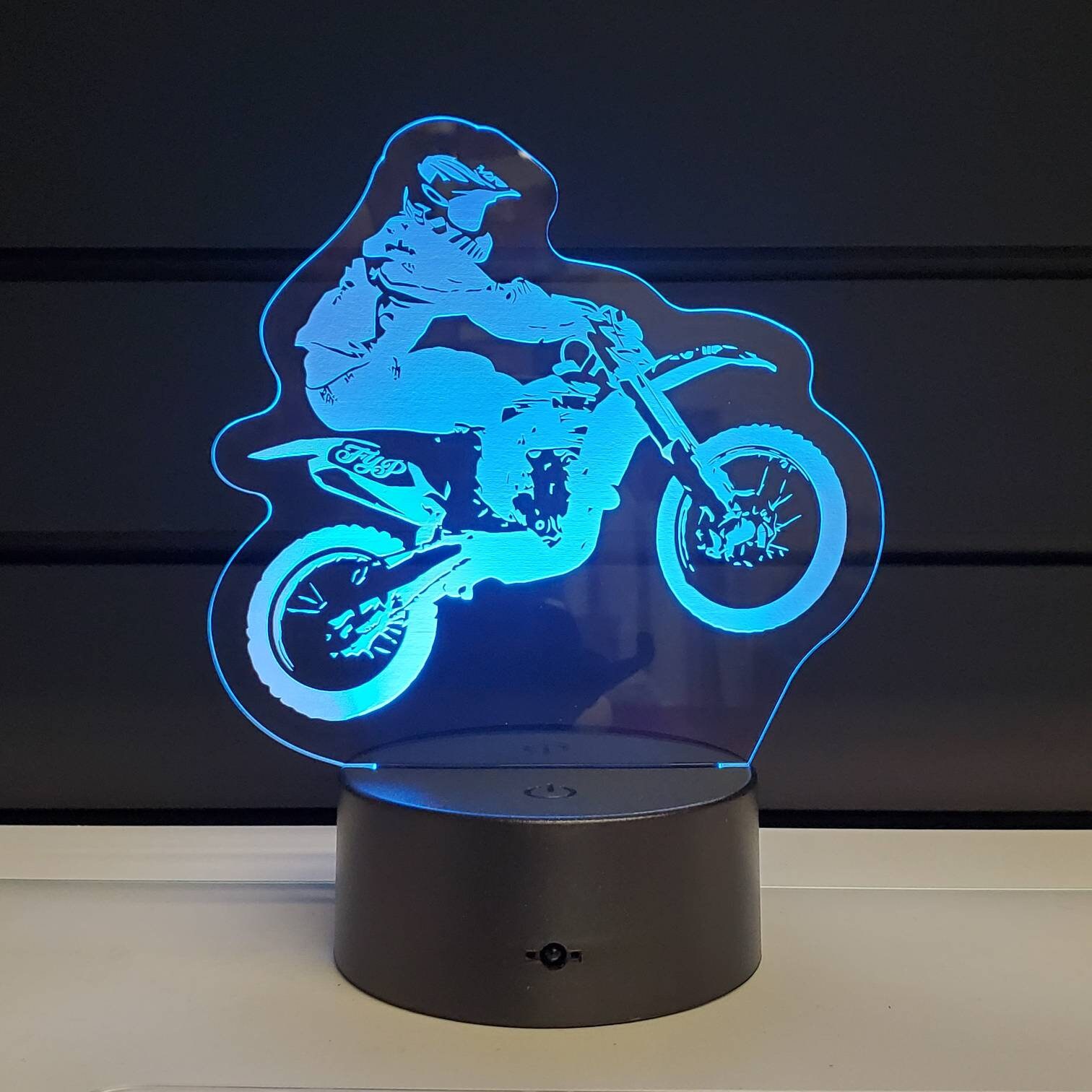 Led Lit Signs Trophe Custom Acrylic L.E.D Logo/sign/trophy/night Light (multi Color Base ...