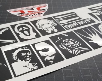 Halloween Killers Stencil Pack