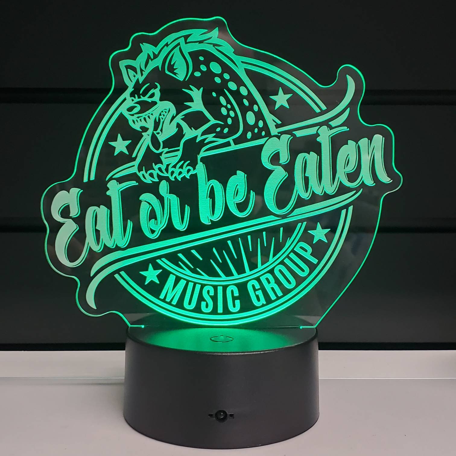 Led Lit Signs Trophe Custom Acrylic L.E.D Logo/sign/trophy/night Light (multi Color Base ...