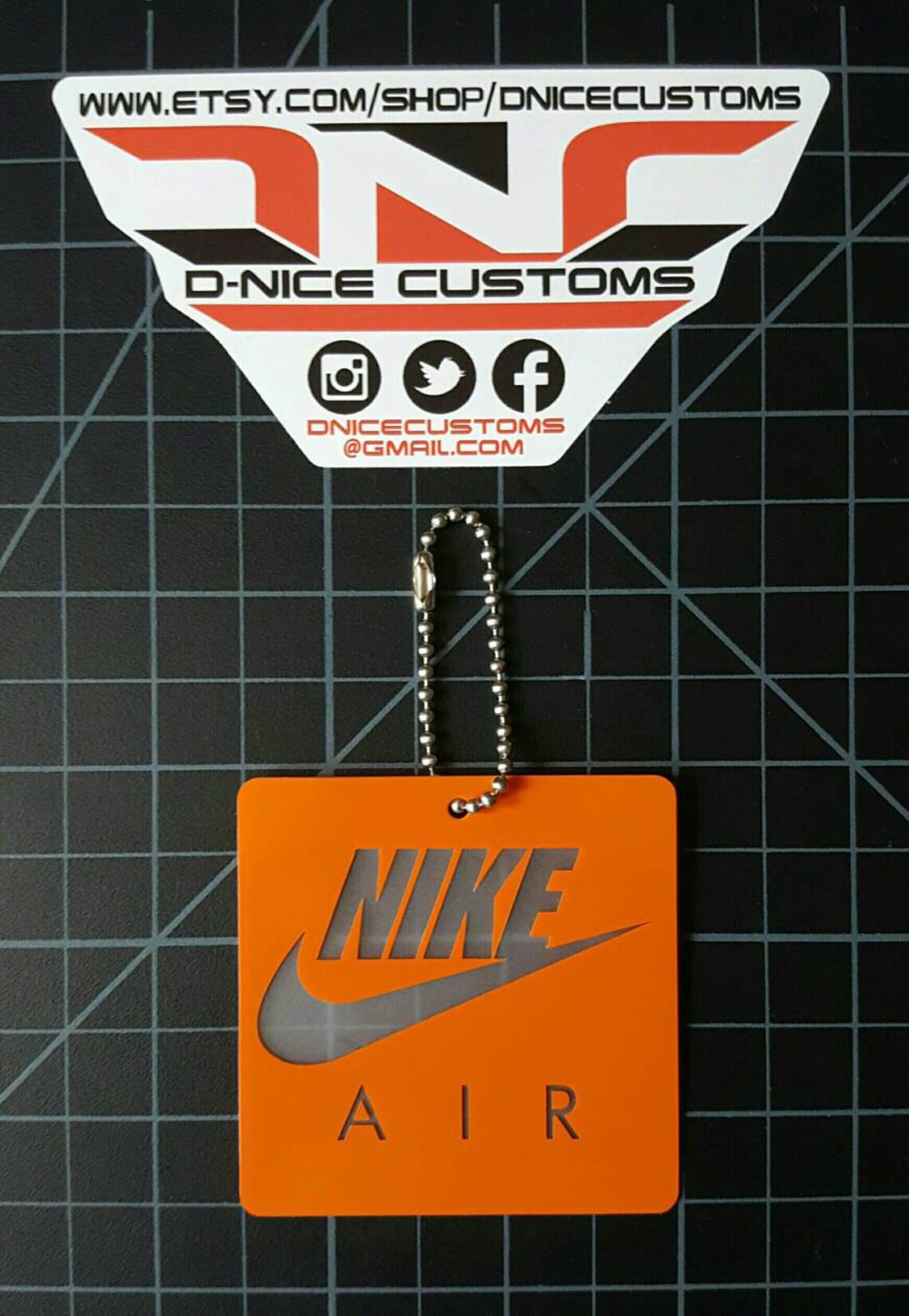 2 Nike Air Hangtags/Keychains Etsy