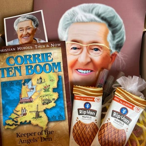Corrie ten Boom Christliches Heldenbuch und Devotional Missionary Box