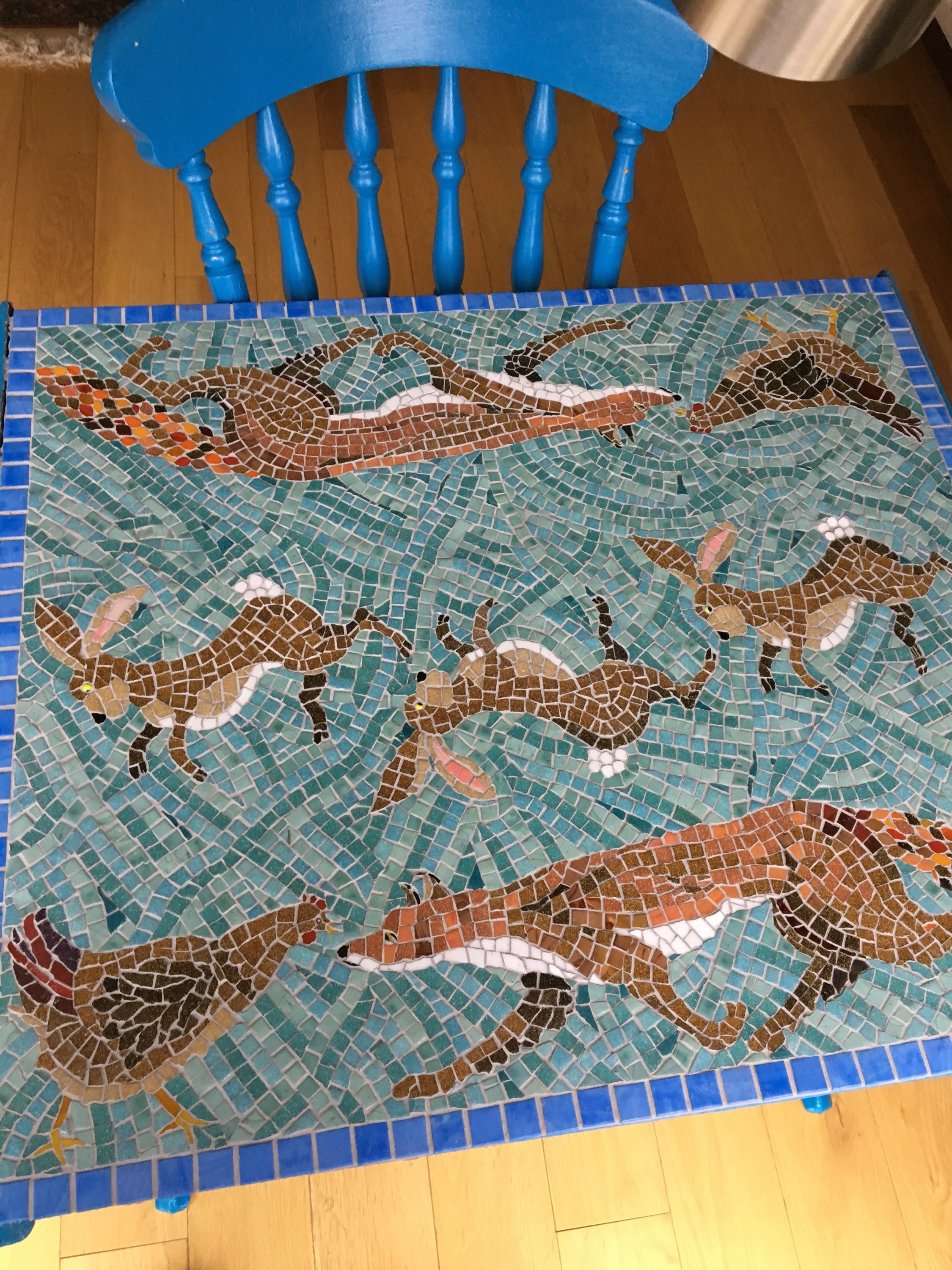 Mosaic Garden Table Etsy UK