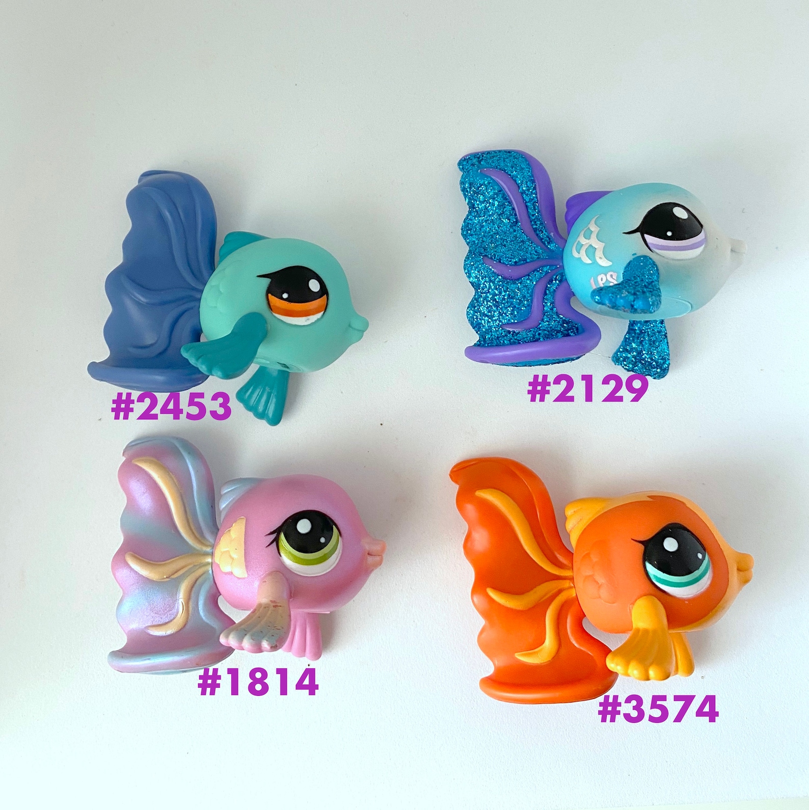 Littlest Pet Shop LPS Vintage HTF Guppy Fish Pet choice Etsy