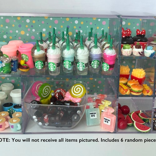 Littlest Pet Shop LPS 6 PC Starbucks Food Accessories Random Etsy