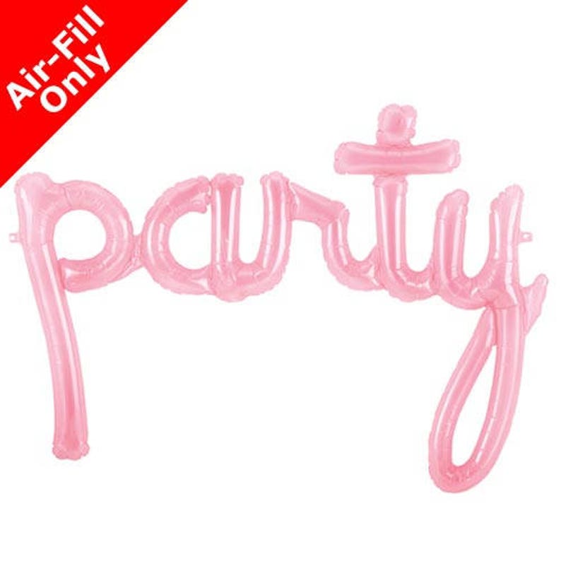 Pink Party Balloon Girls Birthday Pink Party Decor Birthday Decor Party Decorations Pink Birthday Balloon Pink Party Decor