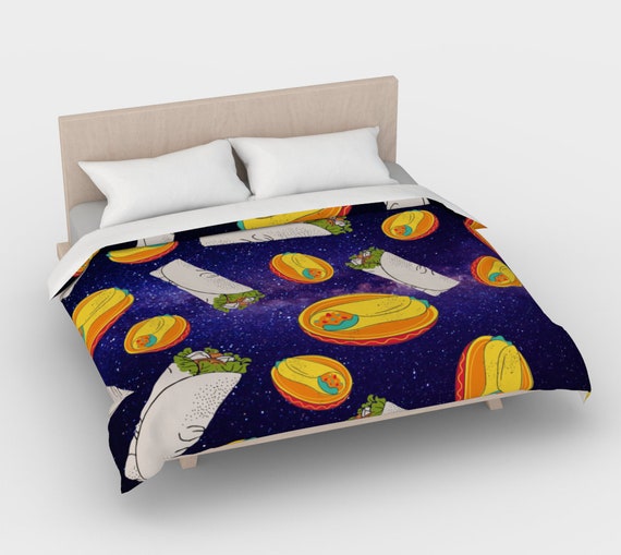 Duvet cover burrito bedding dark duvet cover Queen duvet Etsy