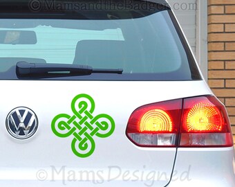 Celtic Knot Cross, Irish Knot Decal, Ireland Sticker, Celtic Car Decal, Infinity Knot Decal, Irish Vinyl Decal, Irish Tumbler Decal, Laptop