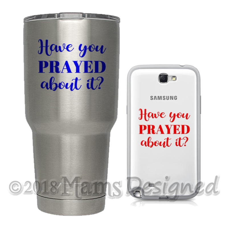 Have You Prayed About It, Religious Decal, Christian Vinyl Decal ...