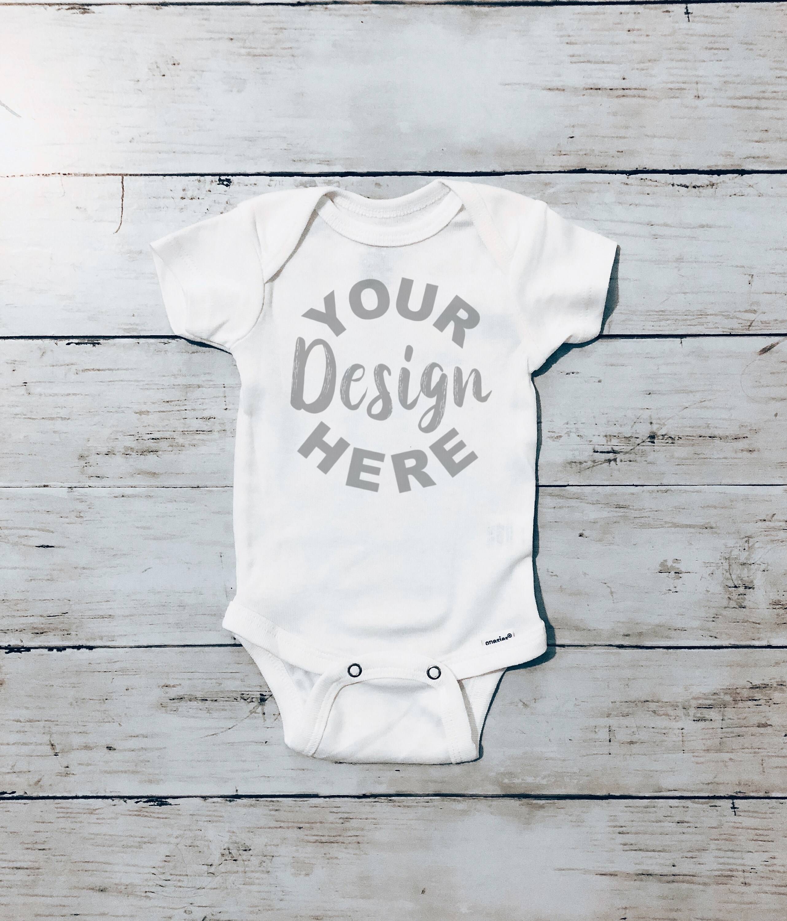 White Onesie Mockup Digital Download Gerber Onesie Etsy