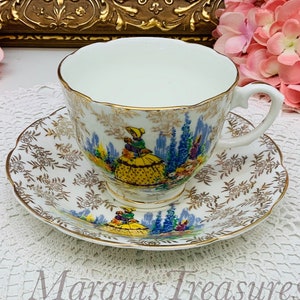 Regina teacup and saucer.