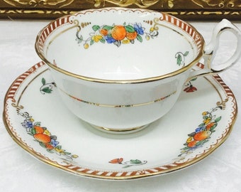 Antique Royal Stafford teacup and saucer.