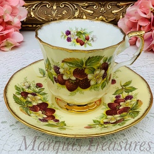 Elizabethan teacup and saucer
