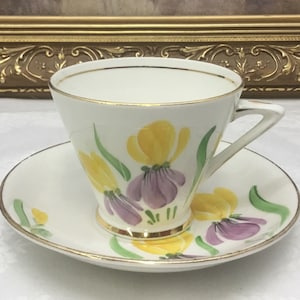 Tasse à thé et soucoupe Phoenix Art Déco