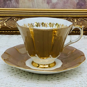 Queen Anne teacup and saucer circa 1970’s.
