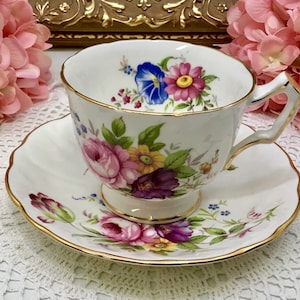 Tasse à thé et soucoupe Aynsley