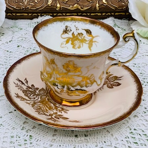 Paragon teacup and saucer circa 1960&#39;s.