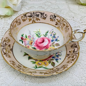 Paragon teacup and saucer circa 1960.