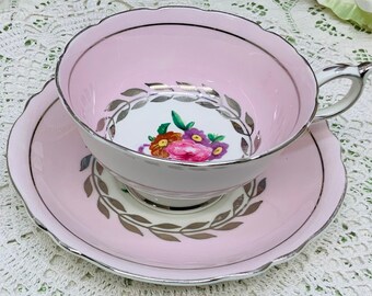 Double warranted paragon teacup and saucer.