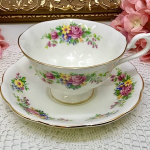 Royal Albert teacup and saucer circa 1970&#39;s.