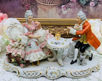 Dresden lace figurine 1957-1990