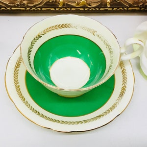 Aynsley teacup and saucer circa 1934-1950.