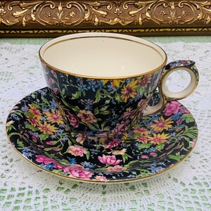 Royal Winton Grimwades Nantwich teacup and saucer circa 1934-1950.