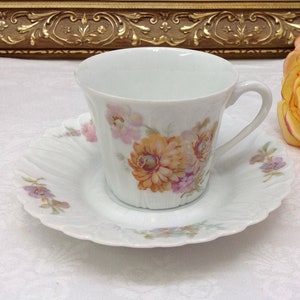 R Leclair limoges teacup and saucer