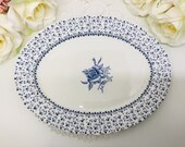 Johnson Bros quot Rose Bouquet quot platter circa 1970 39 s.
