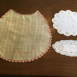 Hand made vintage doilies