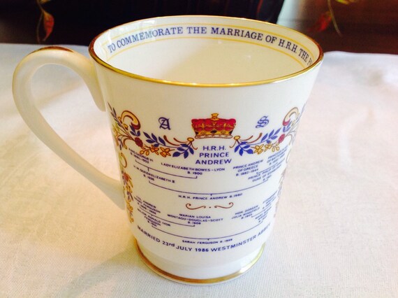 Aynsley Coffee Cup to Commemorate the Marriage Between Prince Andrew and  Sarah Ferguson - Etsy