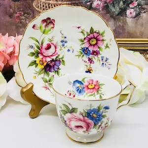 Tasse à thé et soucoupe Aynsley