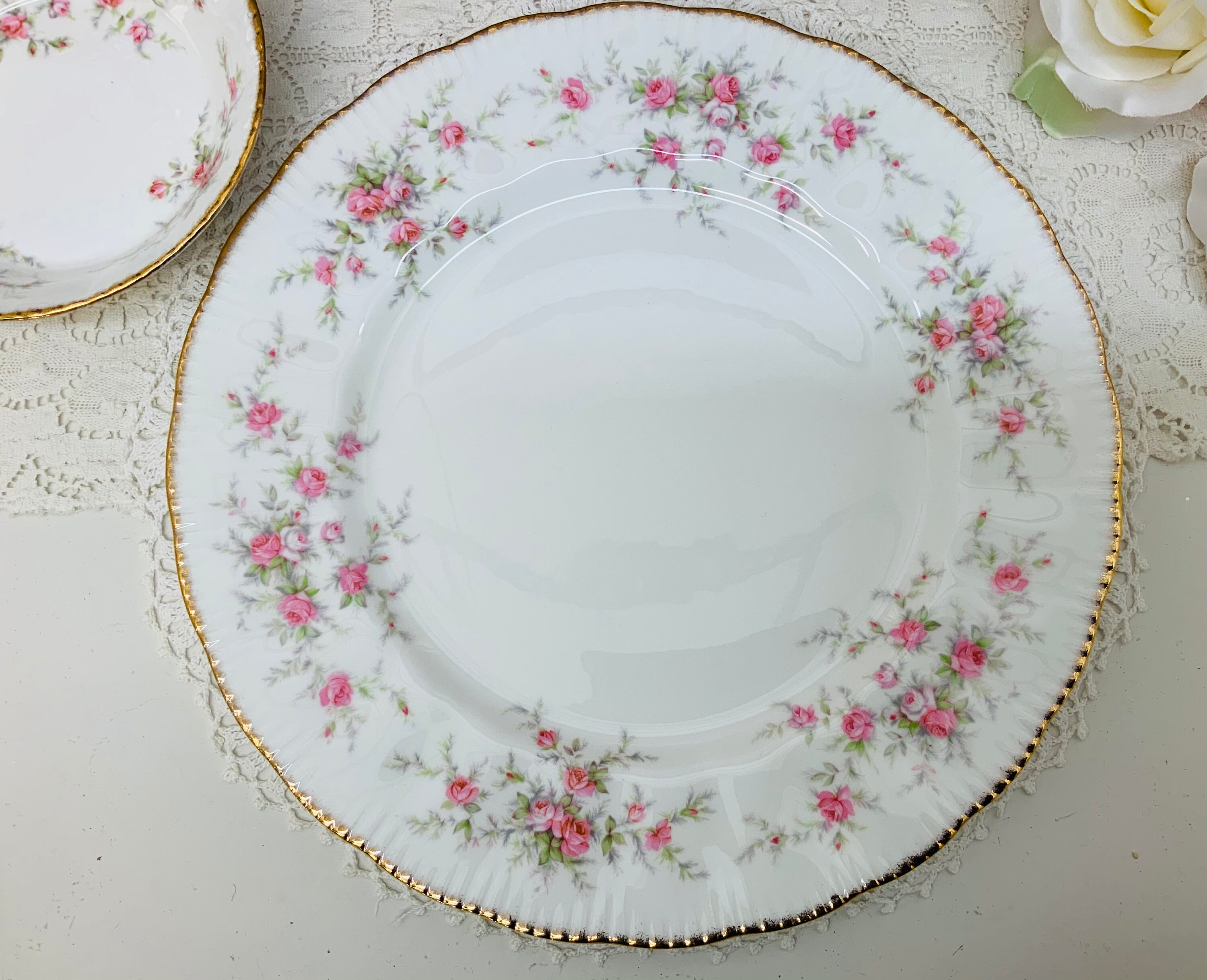 Paragon Victoriana Rose 5pcs Place Setting. - Etsy