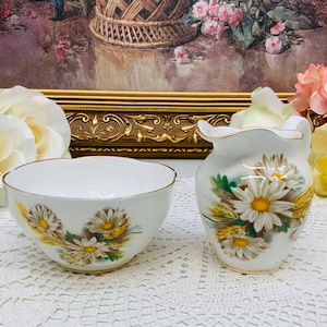 Royal Albert cream and sugar circa 1970’s.