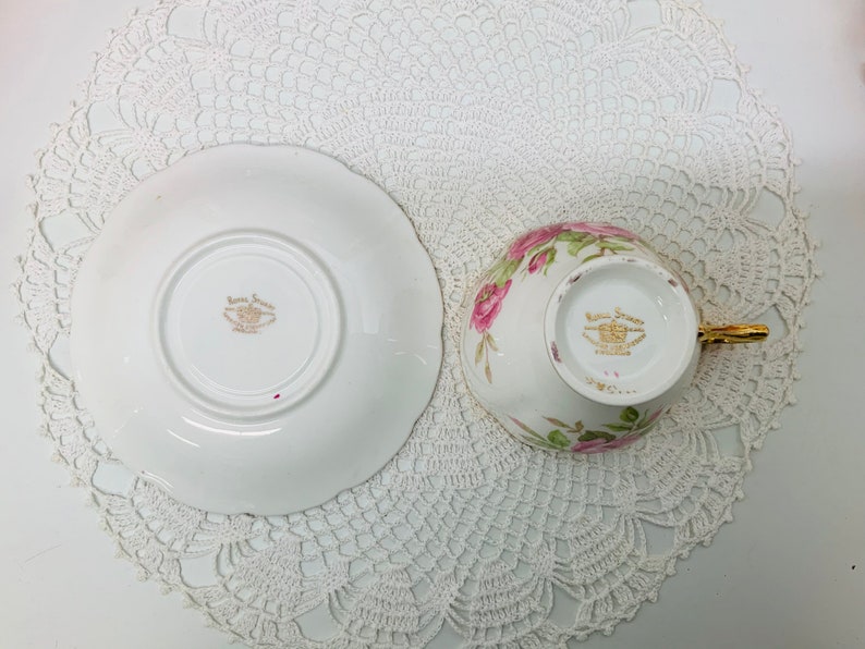 Royal Stuart teacup and saucer.
