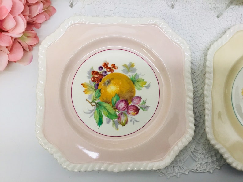 Set of four Johnson Bros Old English luncheon plates