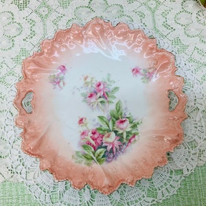 Antique hand painted cabinet plate circa pre 1890’s