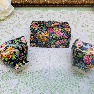 Royal Winton Grimwades Nantwich butter dish and 2 sugar bowls circa 1934-1950.
