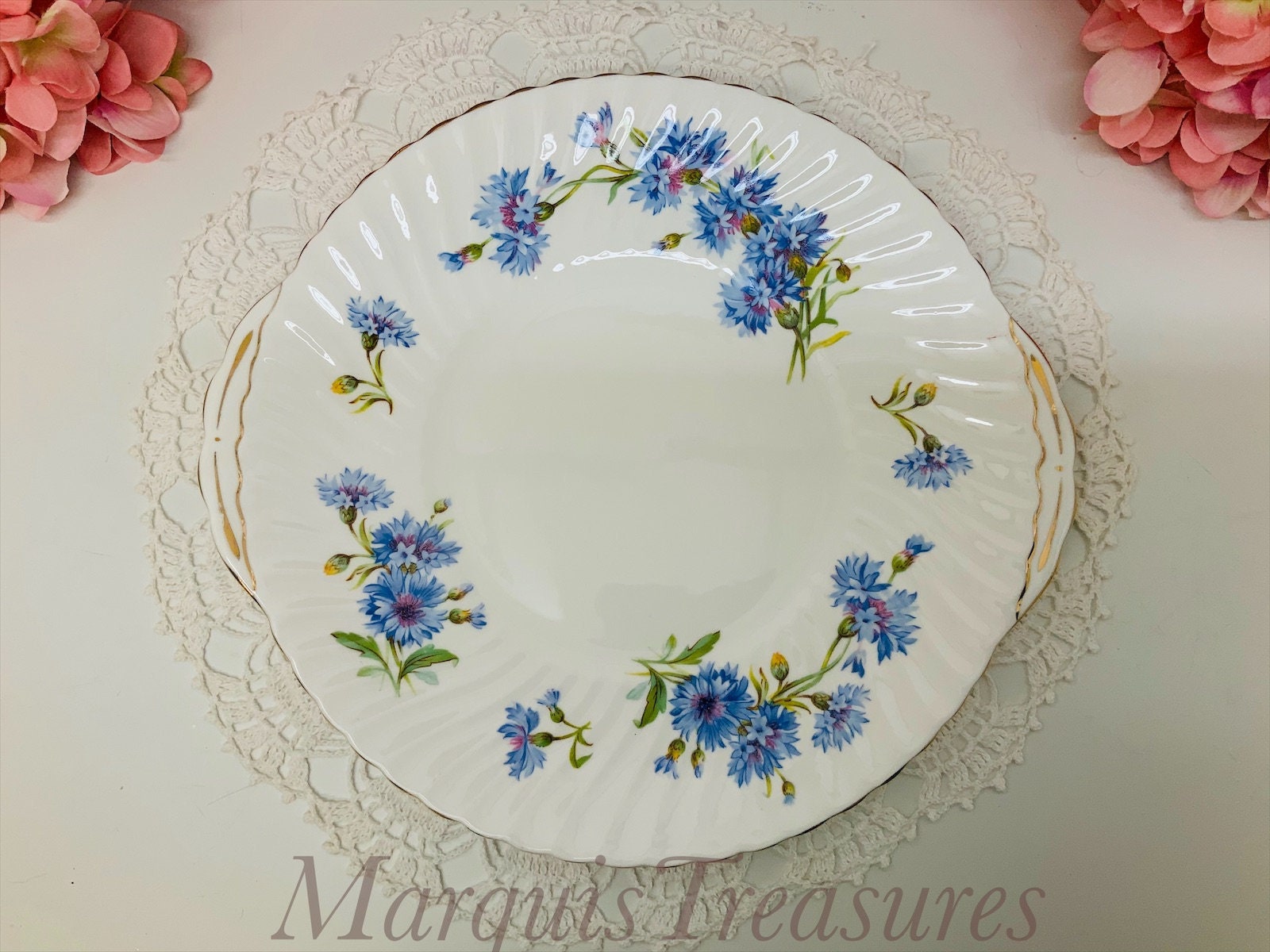 Adderley cornflower cake plate circa 1960’s.