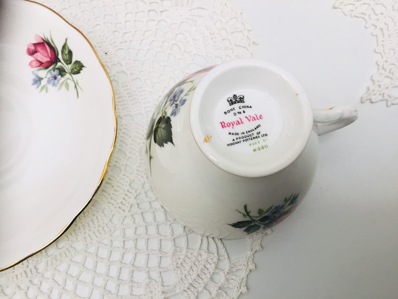 Royal Vale teacup and saucer